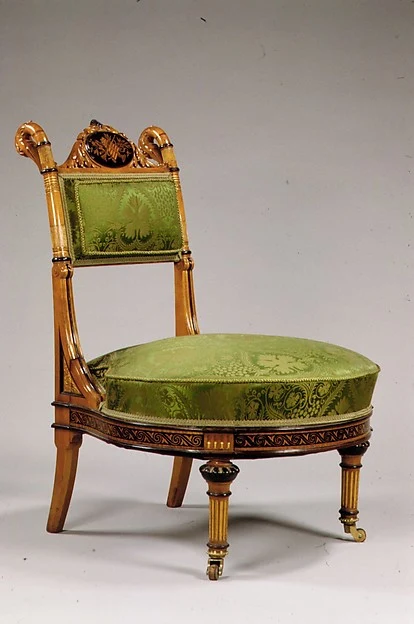 Aesthetic Movement giltwood side chair